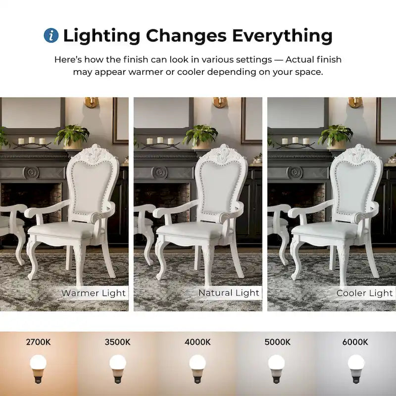 Chaises de salle à manger traditionnelles Eugene en bois massif avec garniture cloutée et pieds cabriolet (ensemble de 2) de Furniture of America