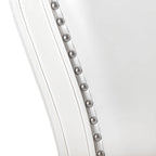 Chaises de salle à manger traditionnelles Eugene en bois massif avec garniture cloutée et pieds cabriolet (ensemble de 2) de Furniture of America