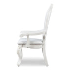 Chaises de salle à manger traditionnelles Eugene en bois massif avec garniture cloutée et pieds cabriolet (ensemble de 2) de Furniture of America