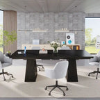 Table de salle à manger moderne de 160 cm pour 4 à 6 personnes, table de cuisine en bois