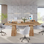 Table de salle à manger moderne de 160 cm pour 4 à 6 personnes, table de cuisine en bois