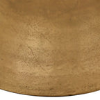 Table de salle à manger Galena 40 pouces de large en fonte d'aluminium, dorée