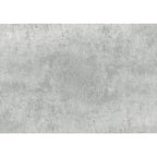 Bureau d'ordinateur gris en forme de L avec trois tiroirs, taille 71