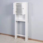 Bathroom Wooden Storage Cabinet Over-The-Toilet Space Saver - 23.62 x 7.72 x 67.32 inch