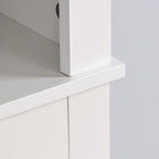 Meuble de rangement en bois pour salle de bain, à placer au-dessus des toilettes - 60 x 19,6 x 171 cm