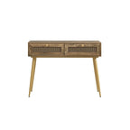 Console d'entrée en bois à 2 tiroirs de 41,9 cm