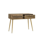 Console d'entrée en bois à 2 tiroirs de 41,9 cm
