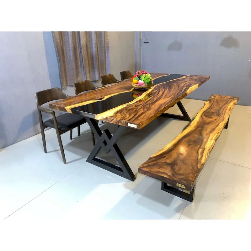 Table à manger en époxy Kanab Creek 90