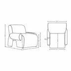 Ensemble de canapés Manhattan Comfort 3 pièces Modern Verandah en chenille multicolore