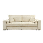 Canapé-lit Roomfitters grand format avec rangement, canapé 3 places moderne, canapé à dossier rembourré pour petits espaces