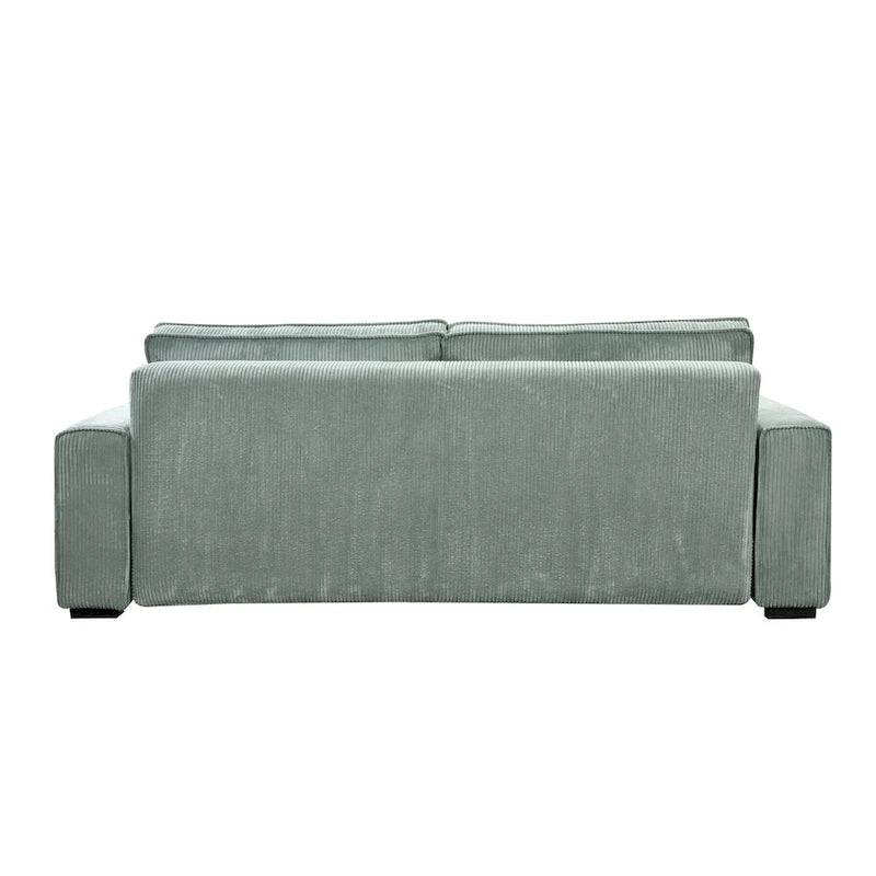 Canapé-lit Roomfitters grand format avec rangement, canapé 3 places moderne, canapé à dossier rembourré pour petits espaces