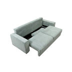 Canapé-lit Roomfitters grand format avec rangement, canapé 3 places moderne, canapé à dossier rembourré pour petits espaces