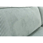 Canapé-lit Roomfitters grand format avec rangement, canapé 3 places moderne, canapé à dossier rembourré pour petits espaces