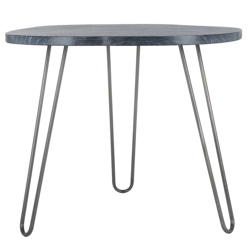 Table de salle à manger SAFAVIEH Lozka, plateau en bois gris/blanc délavé - 39,4 x 35,4 x 29,9 pouces (L x P x H)