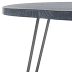 Table de salle à manger SAFAVIEH Lozka, plateau en bois gris/blanc délavé - 39,4 x 35,4 x 29,9 pouces (L x P x H)