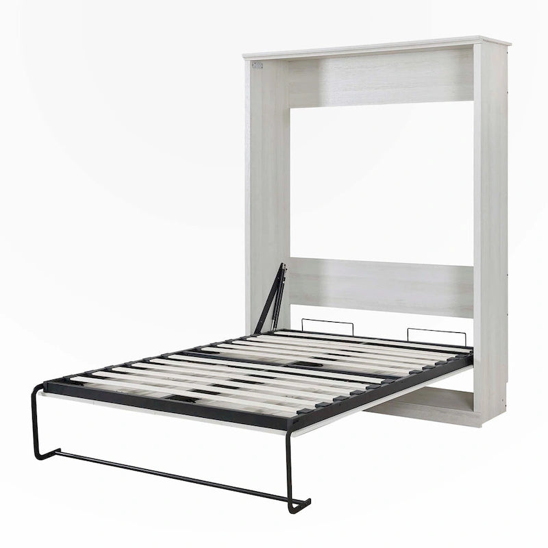 Lit escamotable mural pleine grandeur, gain de place, idéal