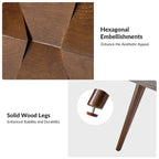 Ensemble de 2 tables d'appoint Julian style moderne du milieu du siècle avec station de recharge par HULALA HOME